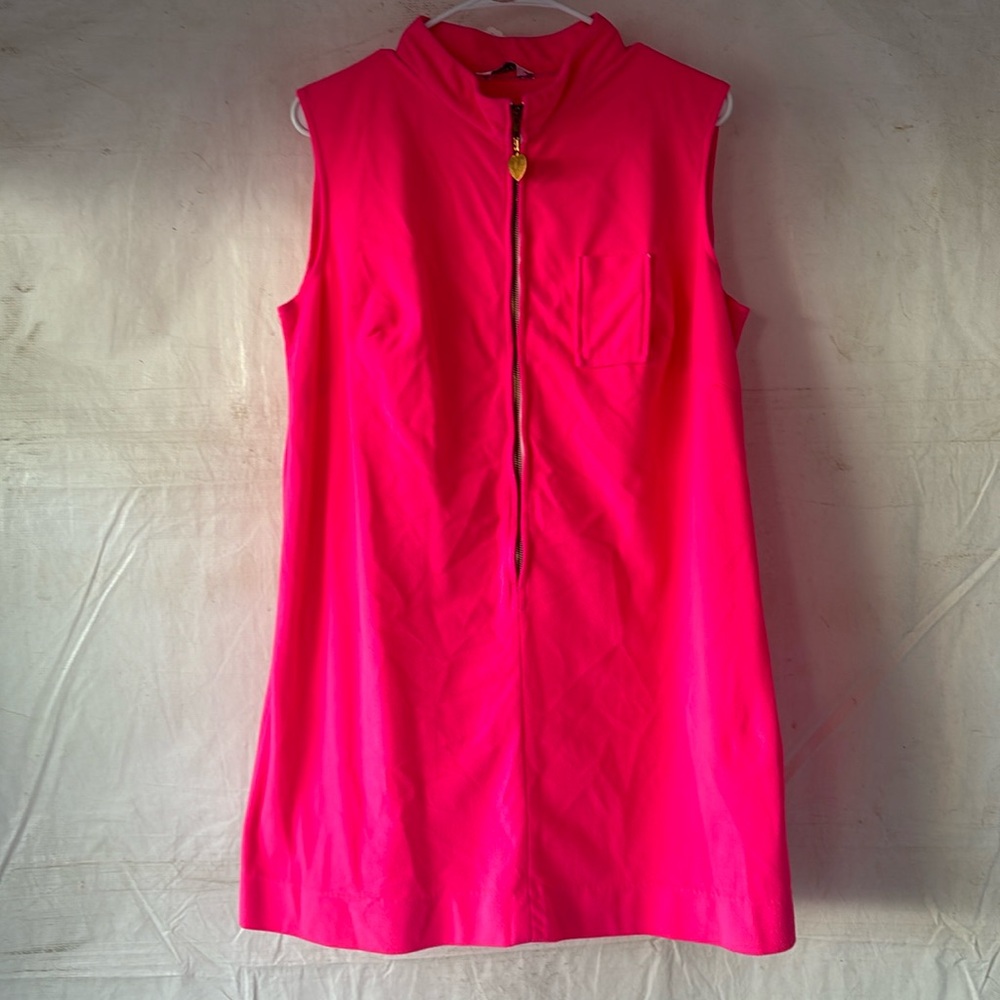 Vintage hot pink Catalina beach coverup dress
